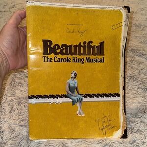 Beautiful The Carole King Musical Broadway Playbill Jessie Mueller 2014 Souvenir